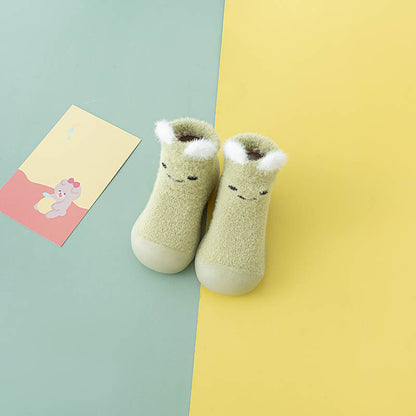 Warm Mink Velvet Baby Shoes Soft Sole Anti-Slip