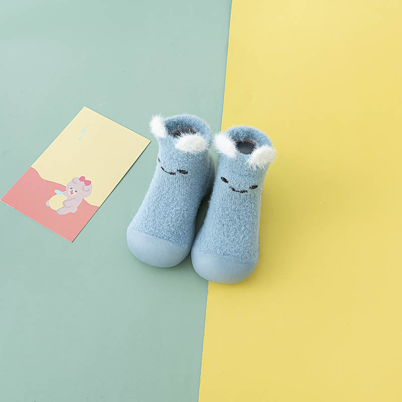 Warm Mink Velvet Baby Shoes Soft Sole Anti-Slip