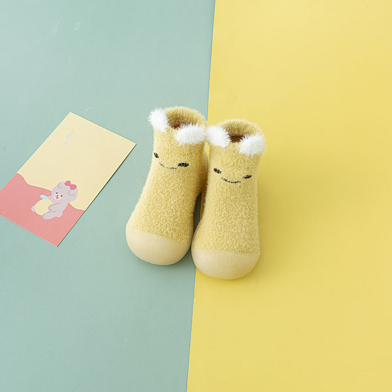 Warm Mink Velvet Baby Shoes Soft Sole Anti-Slip