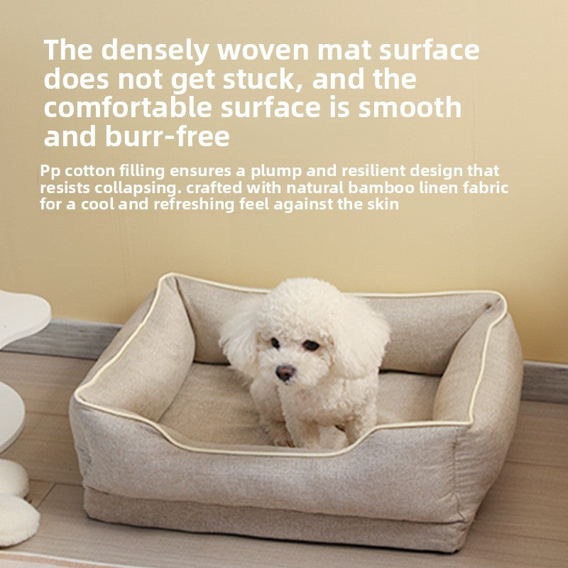 Warm pet bed