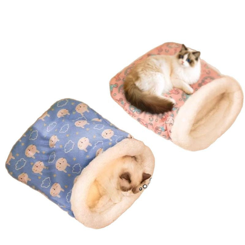 Warm pet sleeping bag