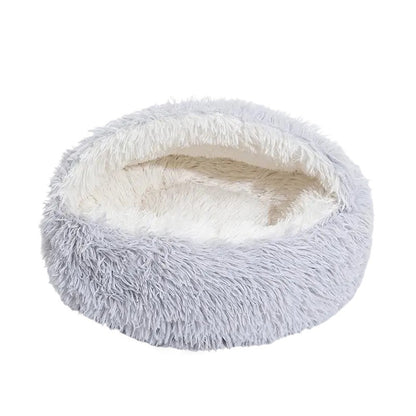Warm Shell Semi-Enclosed Pet Bed