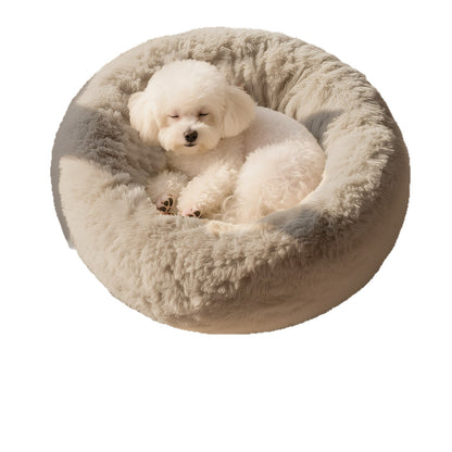 Warm, Thickened, Long-Haired Dog Bed