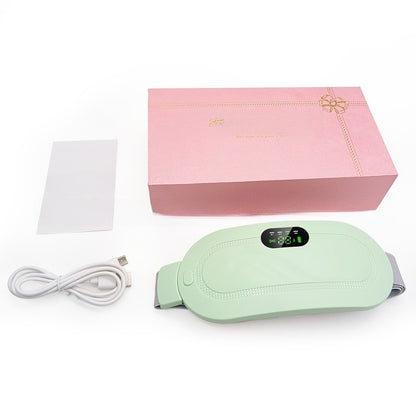Warming Waist Belt for Lumbar Support with Heat Therapy and Massage