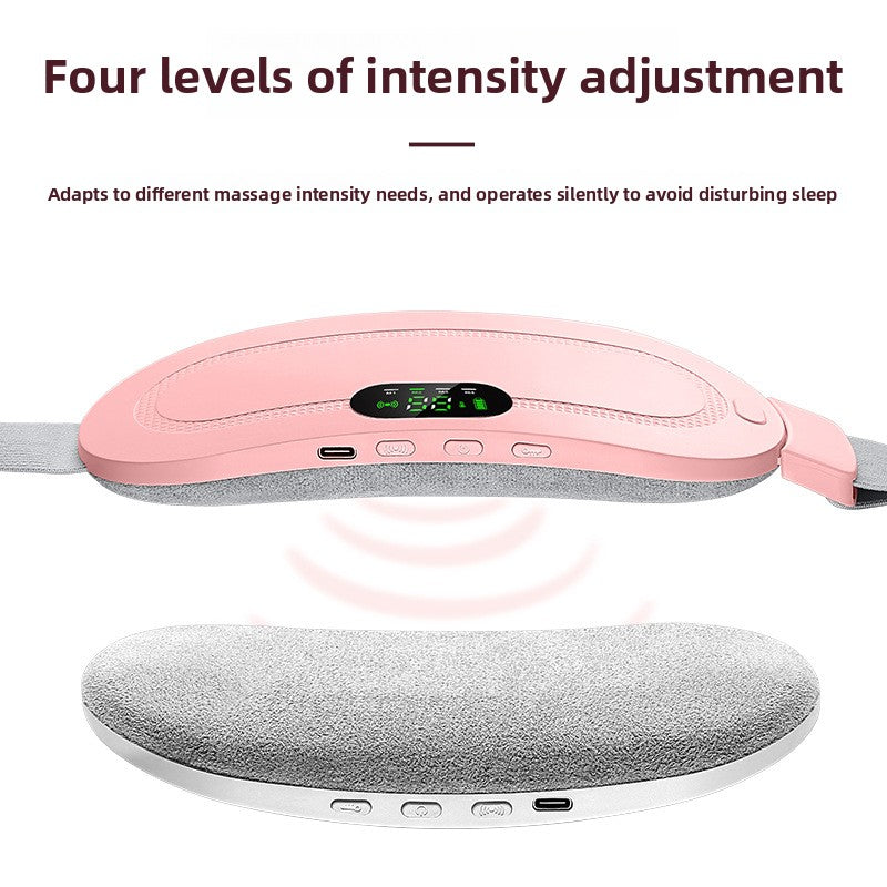 Warming Waist Belt for Lumbar Support with Heat Therapy and Massage