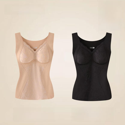Warmth-retaining vest base layer