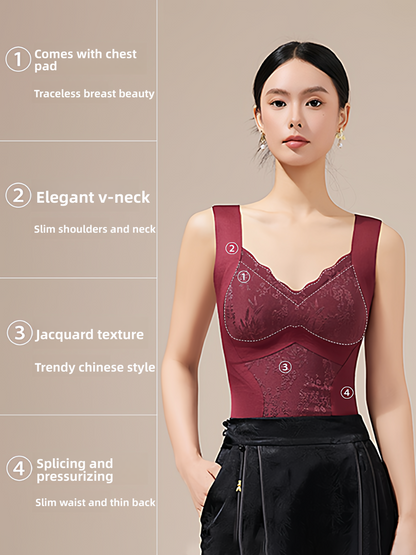 Warmth-retaining vest base layer
