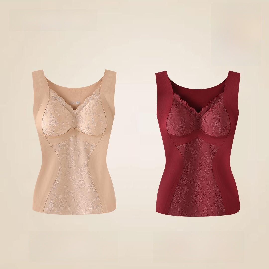 Warmth-retaining vest base layer