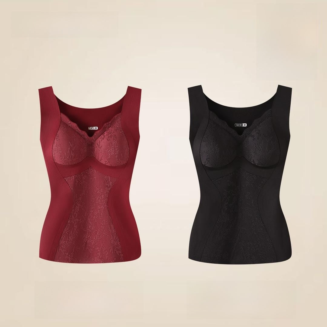 Warmth-retaining vest base layer