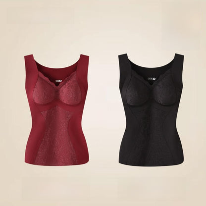 Warmth-retaining vest base layer