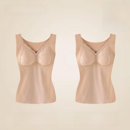 Warmth-retaining vest base layer