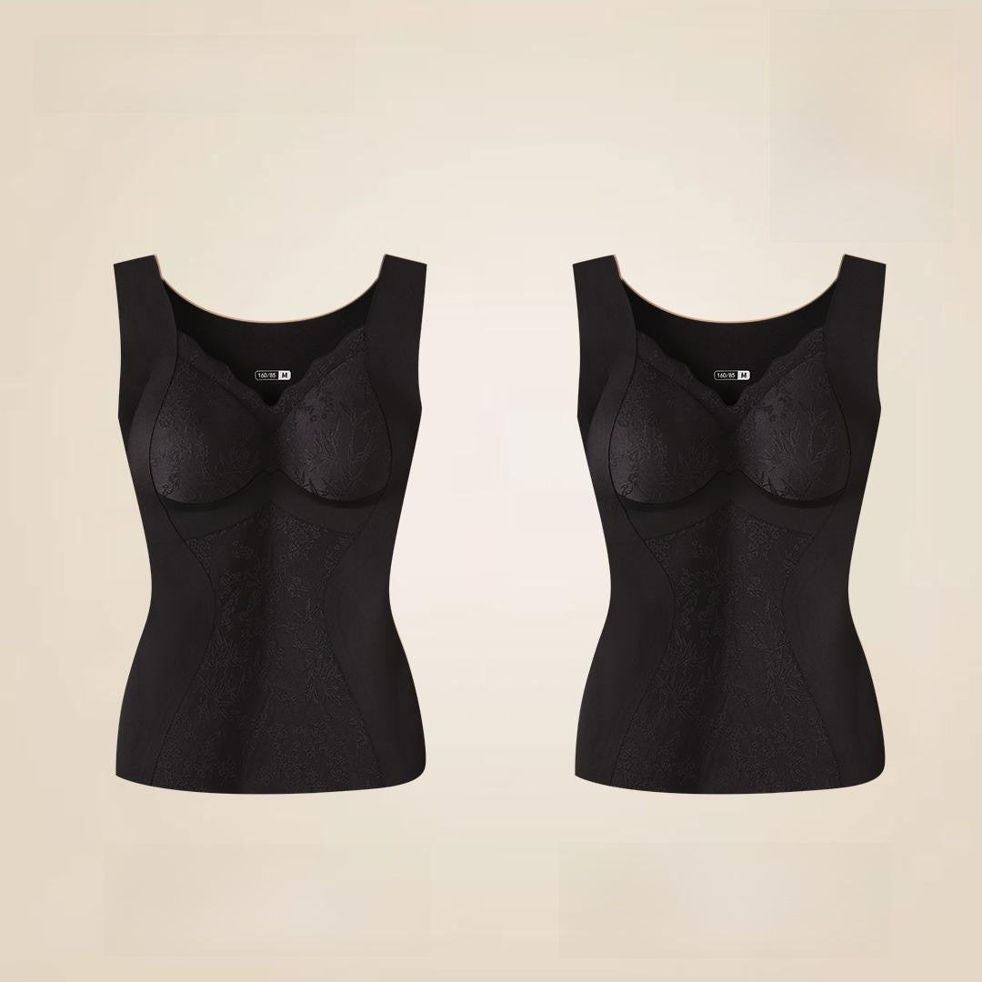 Warmth-retaining vest base layer