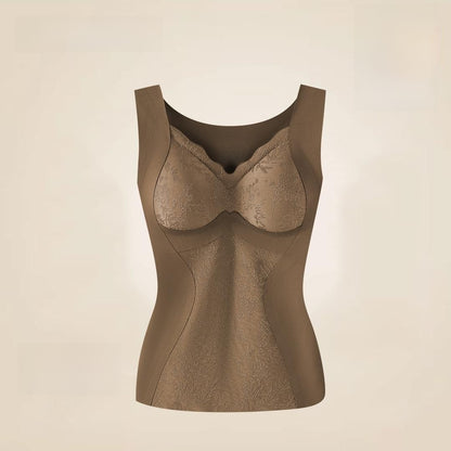 Warmth-retaining vest base layer