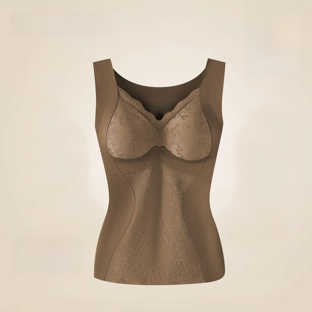 Warmth-retaining vest base layer