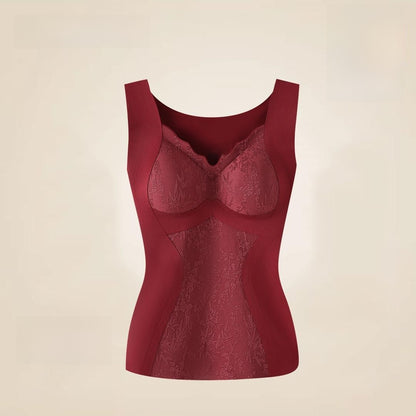 Warmth-retaining vest base layer