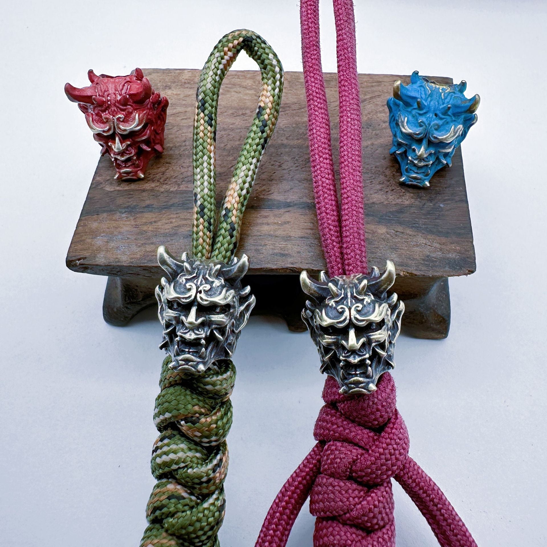 Warrior Demon Skull Sword Pendant