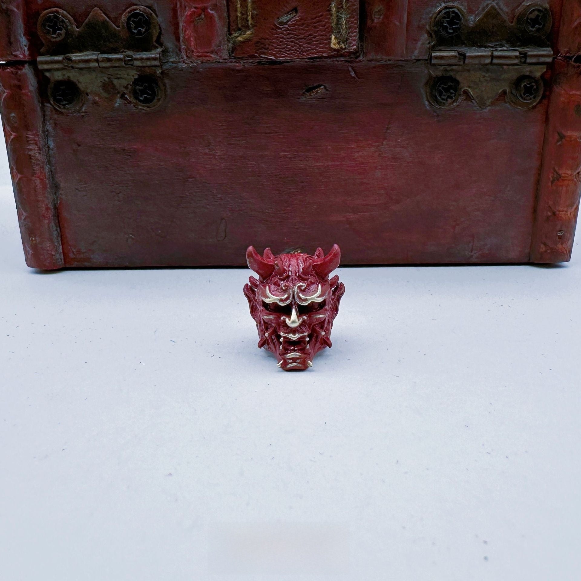 Warrior Demon Skull Sword Pendant