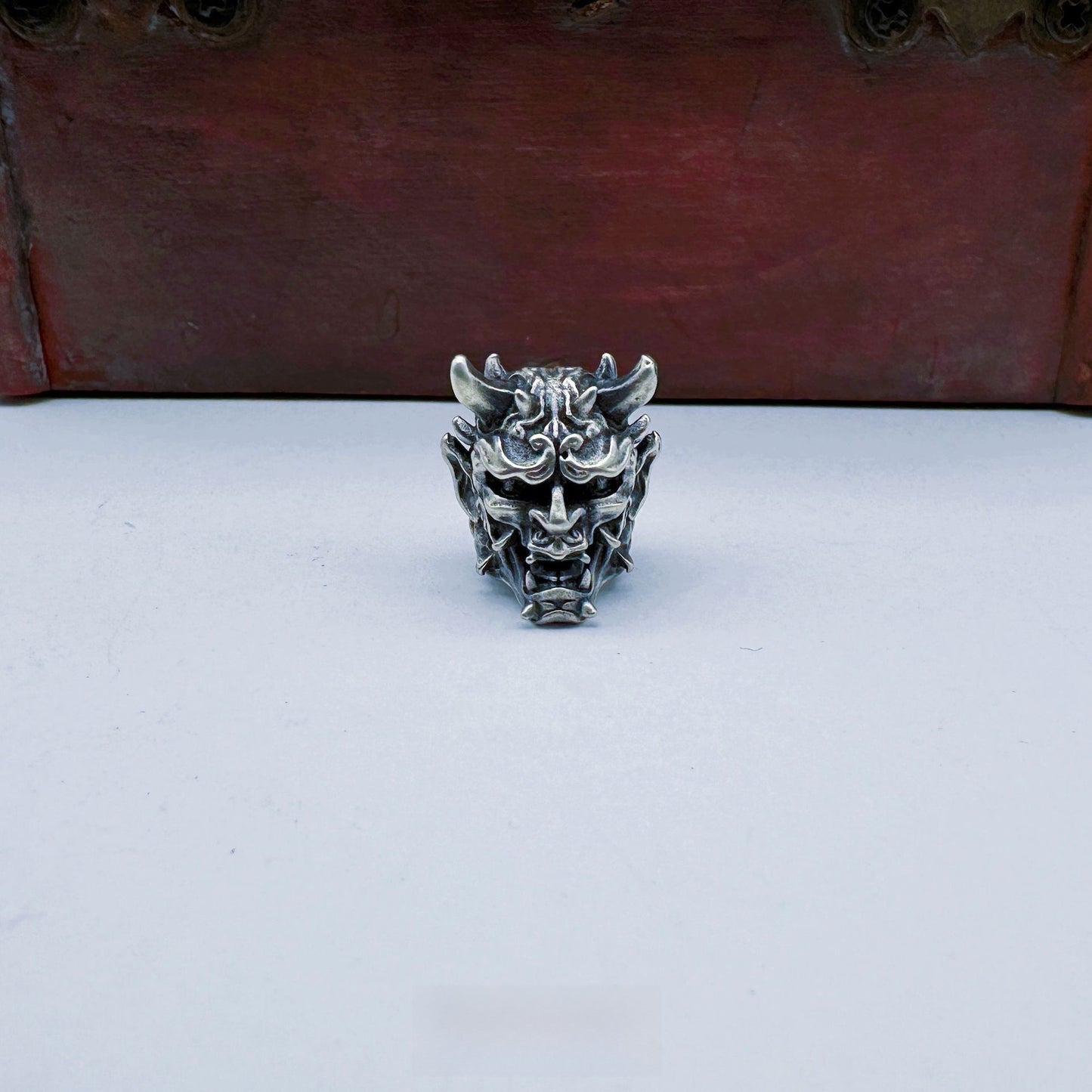 Warrior Demon Skull Sword Pendant