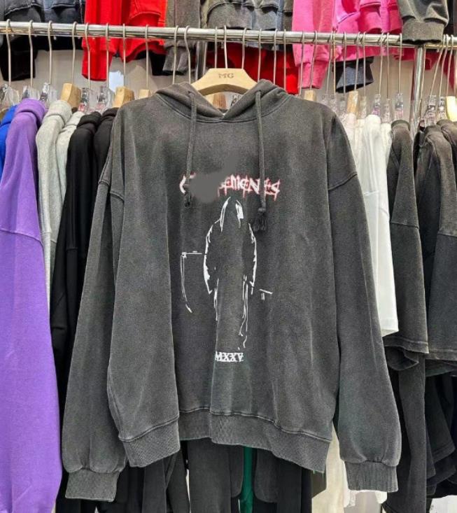 Wash and age hoodies and sweatshirts