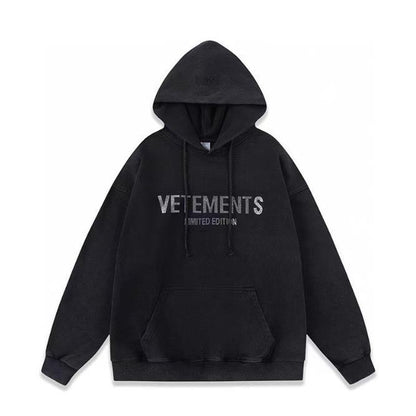 Wash and age hoodies and sweatshirts