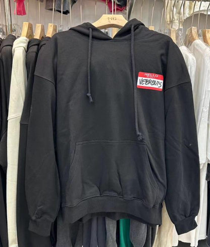 Wash and age hoodies and sweatshirts