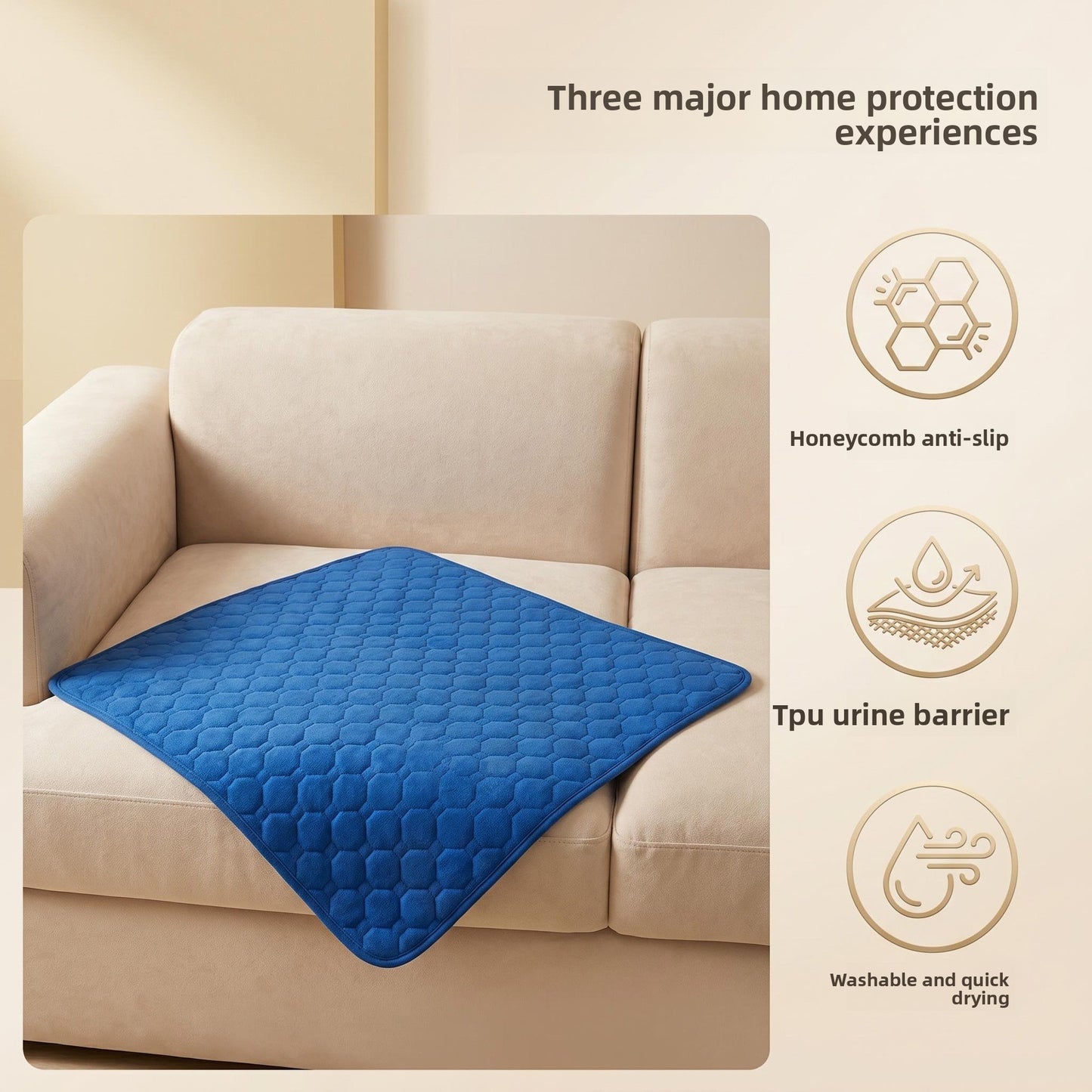 Washable Absorbent Pet Pee Pads