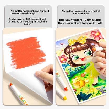 Washable Crayons Oil Pastels