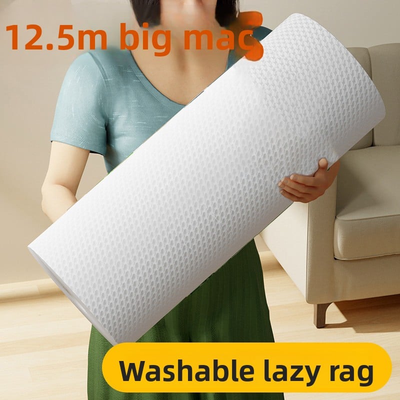Washable lazy washcloth