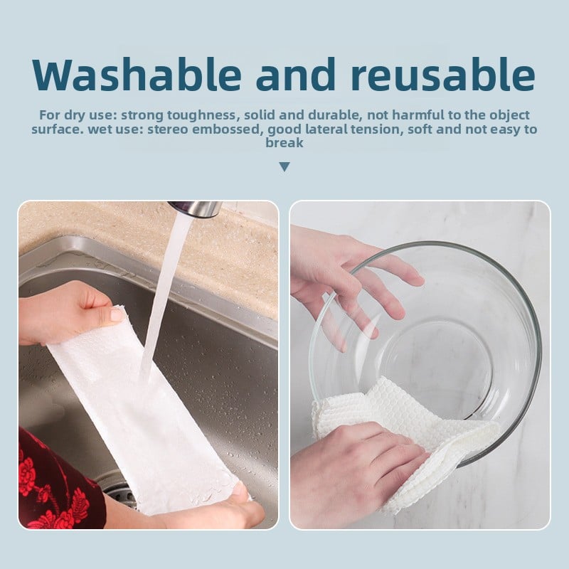 Washable lazy washcloth