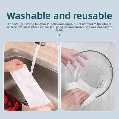 Washable lazy washcloth
