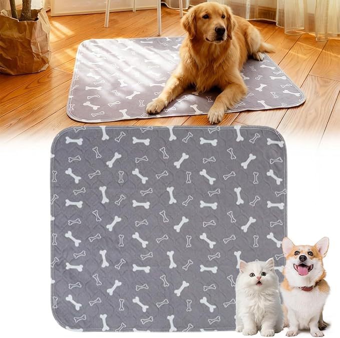 Washable Pet Pee Pads, Quick-Absorbing, Non-Slip, Thickened Pee Pads for Cats and Dogs