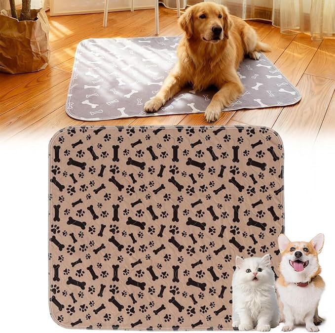 Washable Pet Pee Pads, Quick-Absorbing, Non-Slip, Thickened Pee Pads for Cats and Dogs