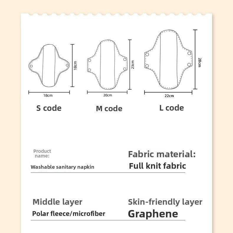 Washable sanitary pads