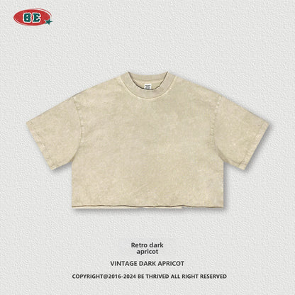 Washable short-sleeve T-shirt