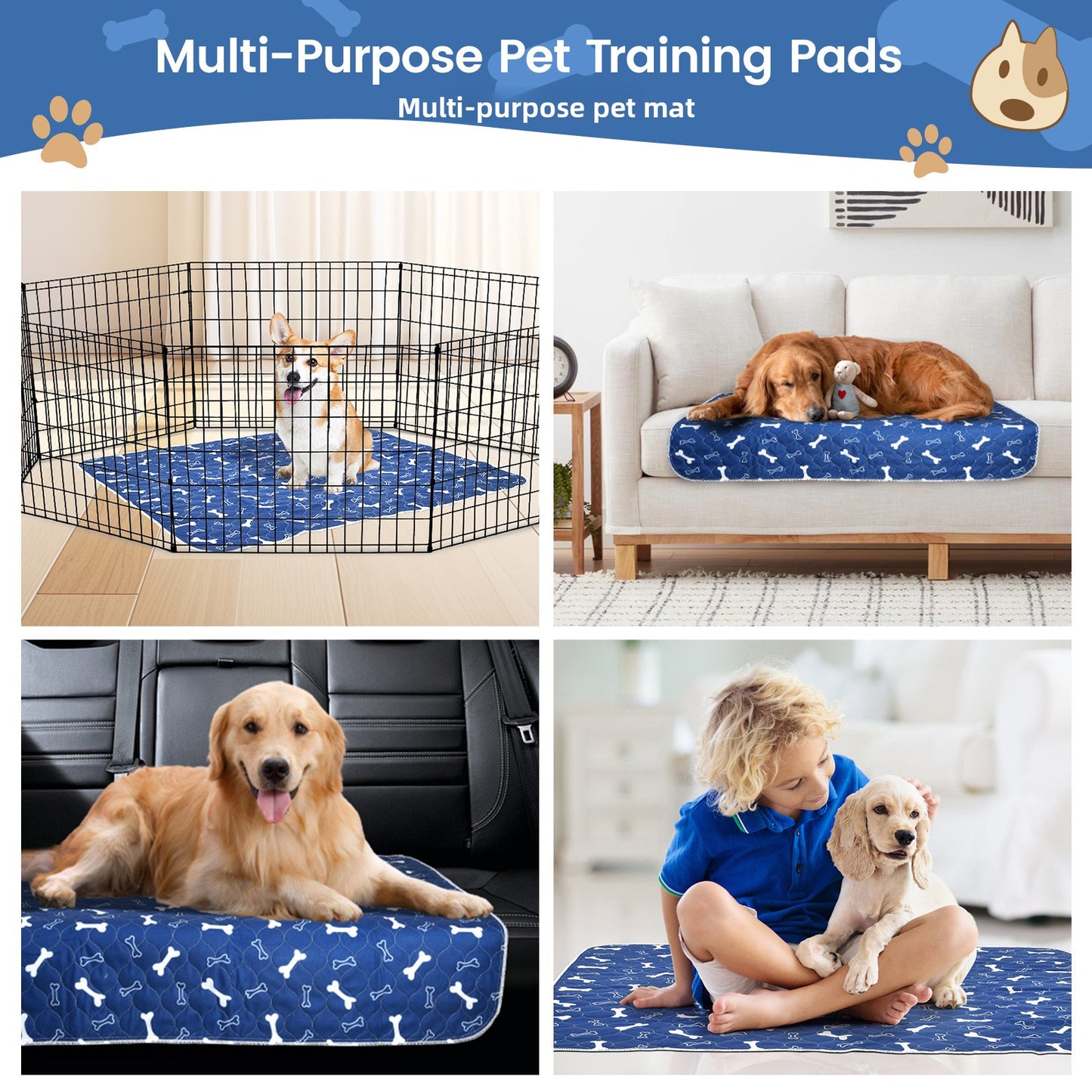 Washable Waterproof Pet Cushion