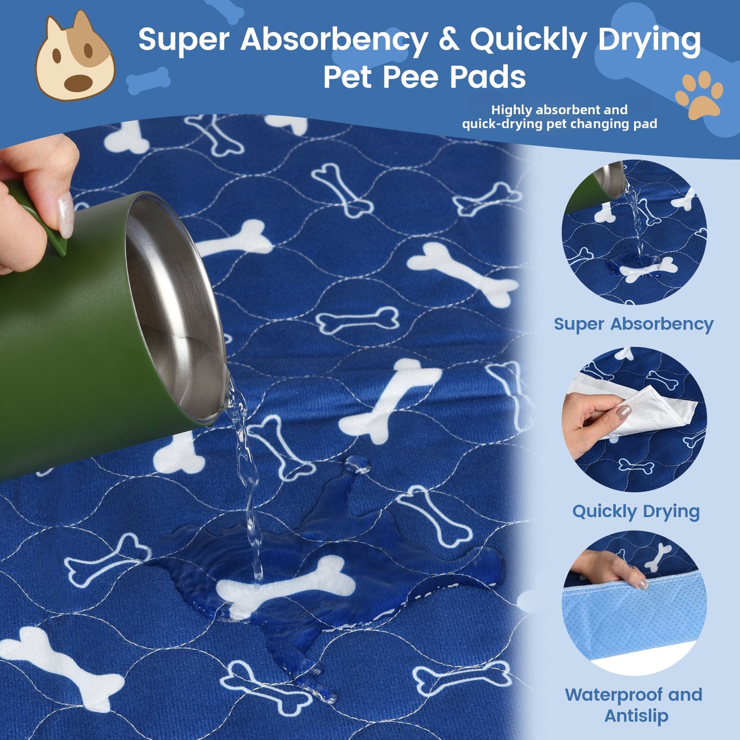 Washable Waterproof Pet Cushion