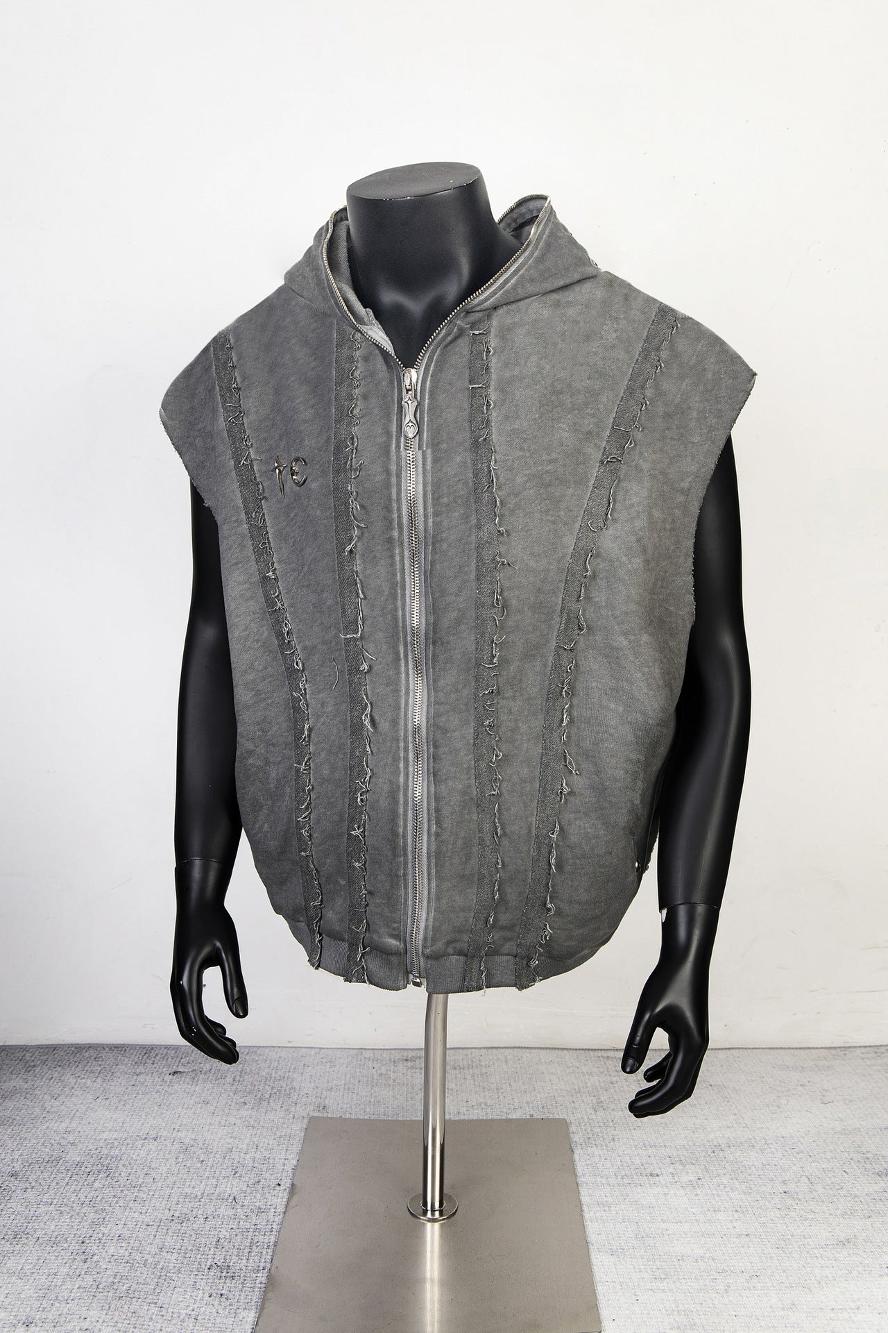 Washable Zippered Hooded Pullover