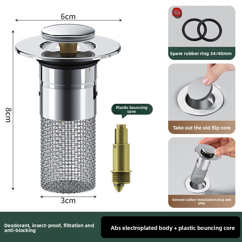 washbasin face sink plug