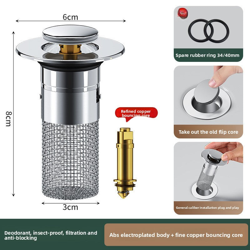 washbasin face sink plug