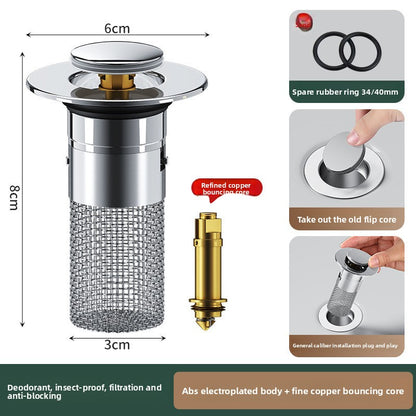 washbasin face sink plug