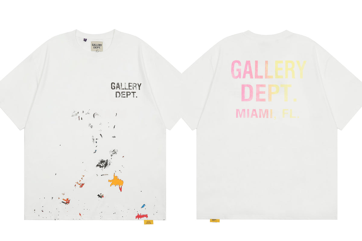 Washed and distressed T-shirt