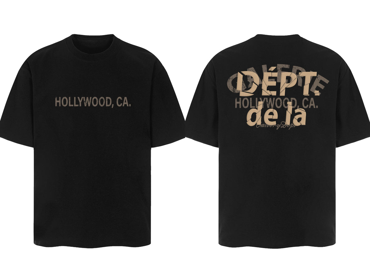 Washed and distressed T-shirt