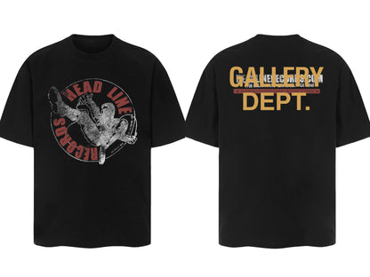 Washed and distressed T-shirt