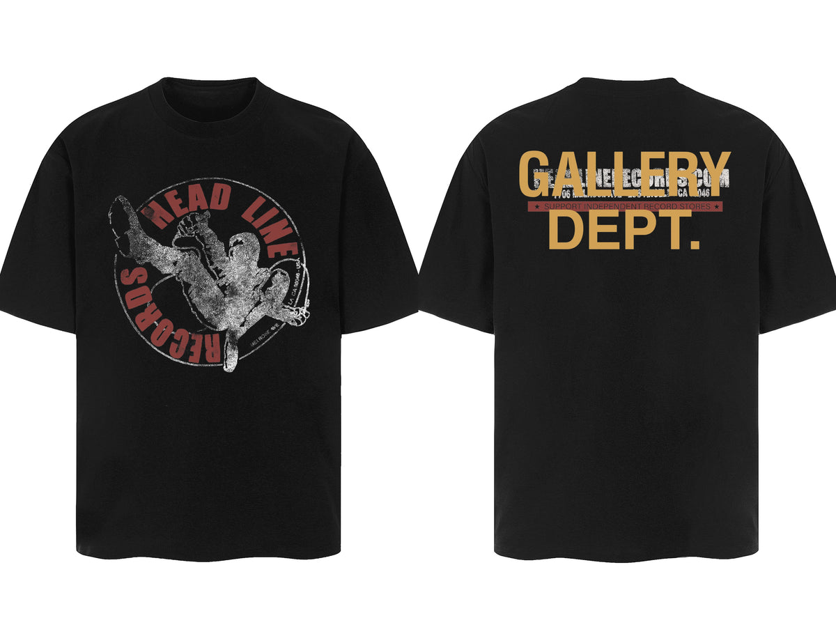 Washed and distressed T-shirt