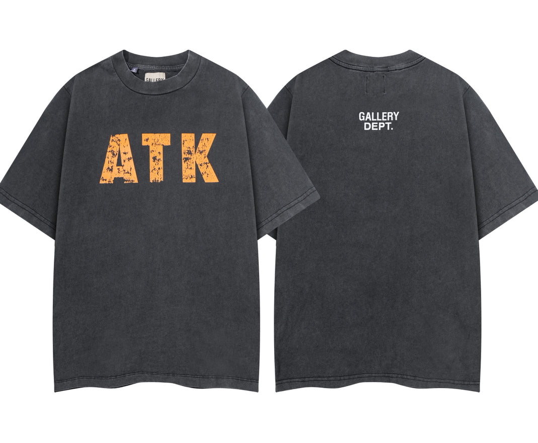 Washed and distressed T-shirt