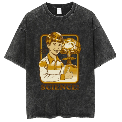 Washed and distressed T-shirt