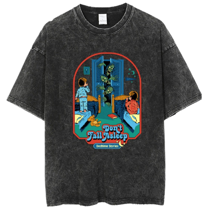 Washed and distressed T-shirt