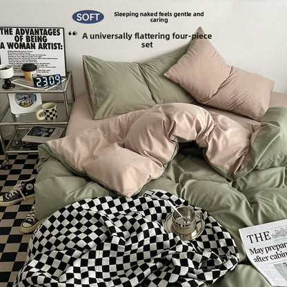 Washed Cotton Bed Sheet Set