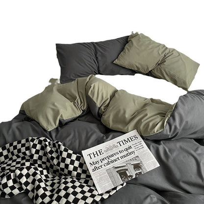 Washed Cotton Bed Sheet Set