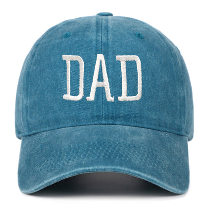 Washed Cotton Embroidered Baseball Cap